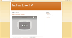 Desktop Screenshot of indian-hindi-live-tv.blogspot.com