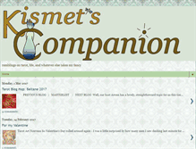 Tablet Screenshot of kismetscompanion.blogspot.com
