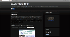Desktop Screenshot of camerouninfo.blogspot.com