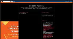 Desktop Screenshot of phreshflavor.blogspot.com