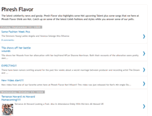 Tablet Screenshot of phreshflavor.blogspot.com