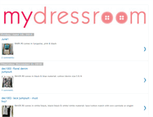 Tablet Screenshot of mydressroom.blogspot.com