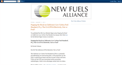 Desktop Screenshot of newfuelsalliance.blogspot.com