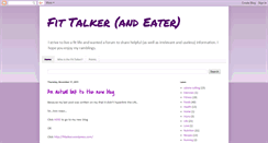 Desktop Screenshot of fittalker.blogspot.com