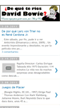 Mobile Screenshot of dequeteriesdavidbowie.blogspot.com
