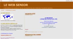 Desktop Screenshot of lewebsenior.blogspot.com