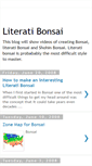Mobile Screenshot of literatibonsai.blogspot.com