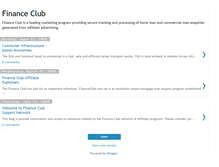 Tablet Screenshot of financeclub.blogspot.com