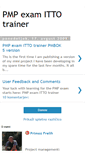 Mobile Screenshot of pmp-exam-itto-trainer.blogspot.com