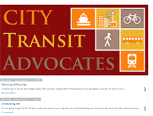 Tablet Screenshot of citytransit.blogspot.com