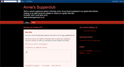 Desktop Screenshot of anniesupperclub.blogspot.com