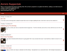 Tablet Screenshot of anniesupperclub.blogspot.com
