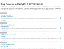 Tablet Screenshot of aids-dissidents.blogspot.com