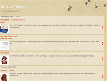 Tablet Screenshot of michaelwarren.blogspot.com