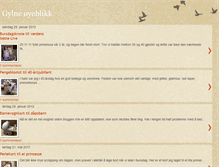 Tablet Screenshot of gylneoyeblikk.blogspot.com