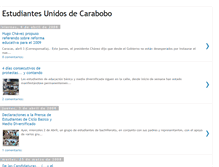 Tablet Screenshot of estudiantesunidosdecarabobo.blogspot.com