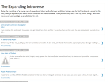 Tablet Screenshot of introverse.blogspot.com