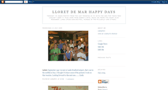 Desktop Screenshot of lloret-de-mar-happy-days.blogspot.com