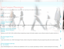 Tablet Screenshot of jointcampusplacements.blogspot.com