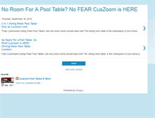 Tablet Screenshot of cuszoomdiningpooltable.blogspot.com