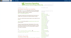 Desktop Screenshot of consciousspending.blogspot.com