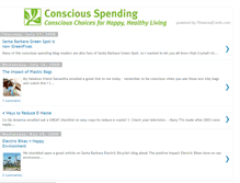 Tablet Screenshot of consciousspending.blogspot.com