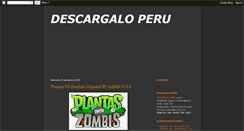 Desktop Screenshot of descargaloperu.blogspot.com