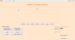 Desktop Screenshot of ismetalkanlblog.blogspot.com