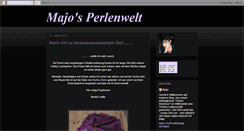 Desktop Screenshot of majos-perlenwelt.blogspot.com