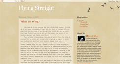 Desktop Screenshot of flyingstraight.blogspot.com