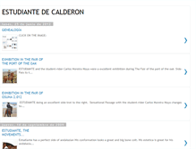 Tablet Screenshot of estudiantedecalderon.blogspot.com