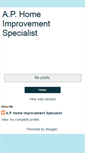 Mobile Screenshot of aphomeimprovementspecialist.blogspot.com