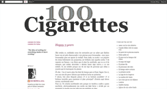 Desktop Screenshot of hundredcigarettes.blogspot.com