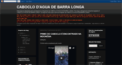 Desktop Screenshot of caboclodaguabarralonga.blogspot.com