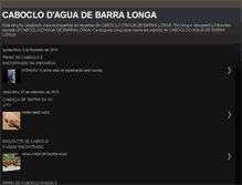 Tablet Screenshot of caboclodaguabarralonga.blogspot.com