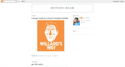 Desktop Screenshot of motion-beam.blogspot.com