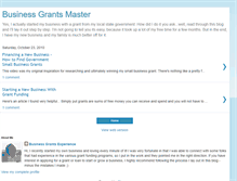 Tablet Screenshot of business-grants-master.blogspot.com