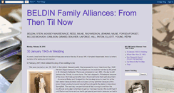 Desktop Screenshot of beldinfamily.blogspot.com