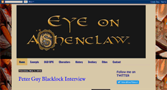 Desktop Screenshot of eyeonashenclaw.blogspot.com