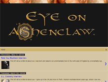 Tablet Screenshot of eyeonashenclaw.blogspot.com