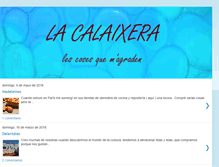 Tablet Screenshot of lacalaixera.blogspot.com