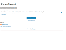 Tablet Screenshot of chetansolanki.blogspot.com