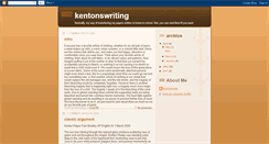 Desktop Screenshot of kentonpieperswriting.blogspot.com