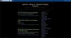 Desktop Screenshot of notesfromatransitionalfossil.blogspot.com