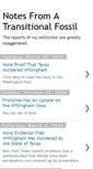 Mobile Screenshot of notesfromatransitionalfossil.blogspot.com