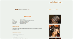 Desktop Screenshot of judybutchko.blogspot.com