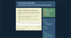 Desktop Screenshot of criteriononline.blogspot.com