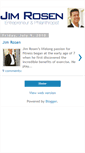 Mobile Screenshot of jimrosenprofile.blogspot.com