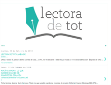 Tablet Screenshot of lectoradetot.blogspot.com