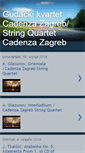 Mobile Screenshot of kvartetcadenza-zagreb.blogspot.com